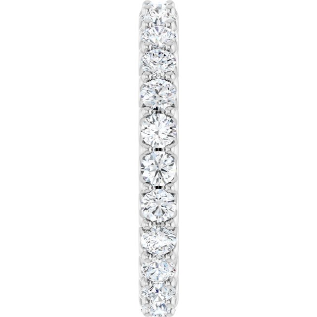 Platinum 1 1/2 CTW Diamond Eternity Band Size 6