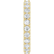 14K Yellow 1 1/2 CTW Diamond Eternity Band Size 6