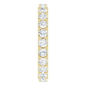 14K Yellow 1 3/8 CTW Diamond Eternity Band Size 5.5