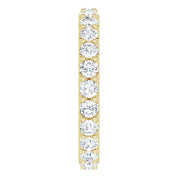 14K Yellow 1 3/8 CTW Diamond Eternity Band Size 5.5