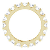 14K Yellow 1 3/4 CTW Diamond Eternity Band Size 4.5