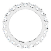 Platinum 1 3/4 CTW Diamond Eternity Band Size 4.5