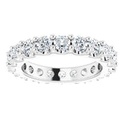 Platinum 1 3/4 CTW Diamond Eternity Band Size 4.5