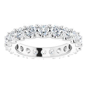Platinum 1 3/4 CTW Diamond Eternity Band Size 4.5