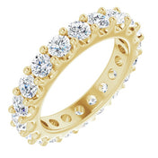 14K Yellow 1 3/4 CTW Diamond Eternity Band Size 4.5