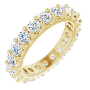 14K Yellow 1 3/4 CTW Diamond Eternity Band Size 4.5