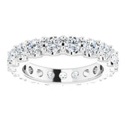 Platinum 1 3/4 CTW Diamond Eternity Band Size 4