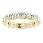 14K Yellow 1 3/4 CTW Diamond Eternity Band Size 4