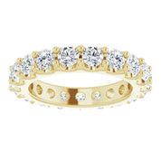 14K Yellow 1 3/4 CTW Diamond Eternity Band Size 4