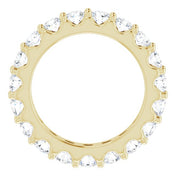 14K Yellow 1 3/4 CTW Diamond Eternity Band Size 4