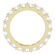 14K Yellow 1 3/4 CTW Diamond Eternity Band Size 4