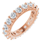 14K Rose 1 3/4 CTW Diamond Eternity Band Size 4