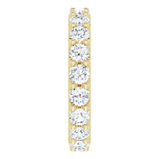 14K Yellow 1 3/4 CTW Diamond Eternity Band Size 4