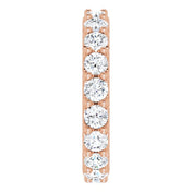 14K Rose 1 3/4 CTW Diamond Eternity Band Size 4