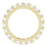 14K Yellow 1 7/8 CTW Diamond Eternity Band Size 5.5