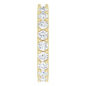 14K Yellow 1 7/8 CTW Diamond Eternity Band Size 5.5