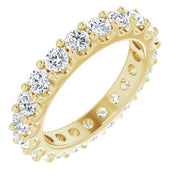 14K Yellow 1 7/8 CTW Diamond Eternity Band Size 6