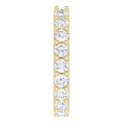 14K Yellow 1 7/8 CTW Diamond Eternity Band Size 6