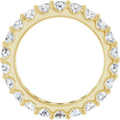14K Yellow 2 CTW Diamond Eternity Band Size 7