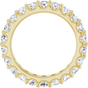14K Yellow 2 CTW Diamond Eternity Band Size 7