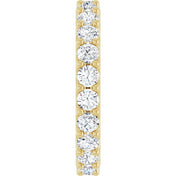 14K Yellow 2 CTW Diamond Eternity Band Size 7