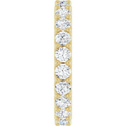 14K Yellow 2 CTW Diamond Eternity Band Size 7