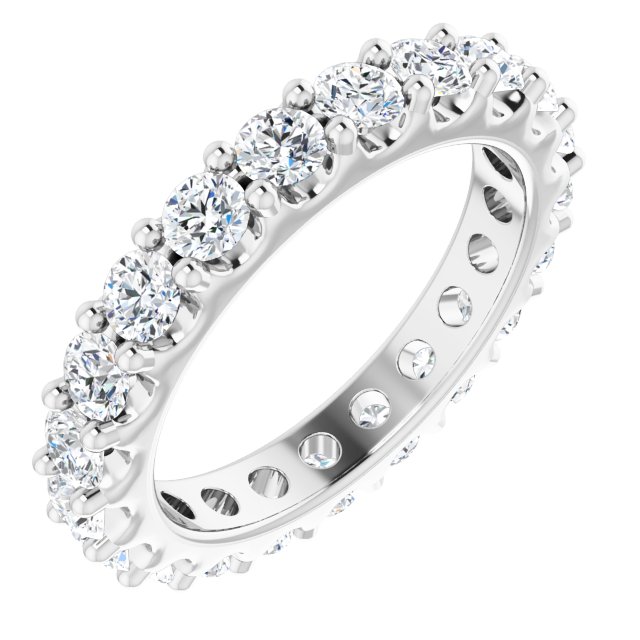 8 CTW Diamond Eternity Band Size 6.5