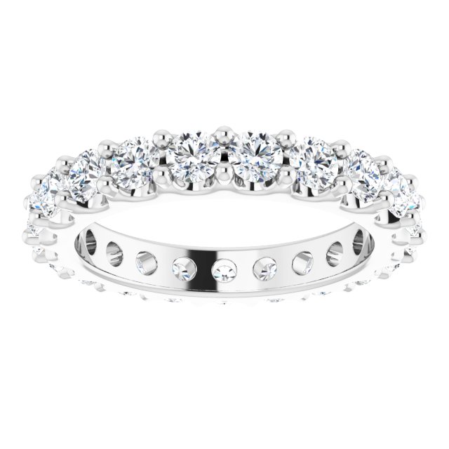 8 CTW Diamond Eternity Band Size 6.5