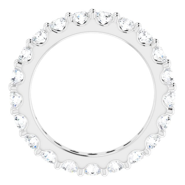 8 CTW Diamond Eternity Band Size 6.5