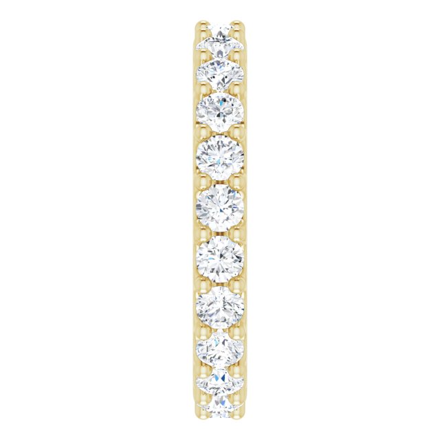 14K Yellow 2 CTW Diamond Eternity Band Size 8