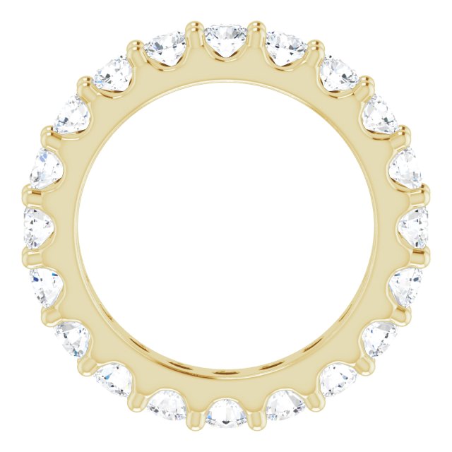 14K Yellow 1 3/4 CTW Diamond Eternity Band Size 5