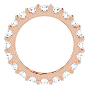 14K Rose 1 3/4 CTW Diamond Eternity Band Size 5