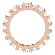 14K Rose 1 3/4 CTW Diamond Eternity Band Size 5