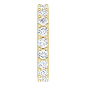 14K Yellow 1 3/4 CTW Diamond Eternity Band Size 5