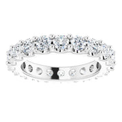 Platinum 1 3/4 CTW Diamond Eternity Band Size 5