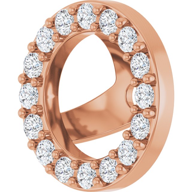 4 CTW Lab-Grown Diamond Halo-Style Earring Jackets