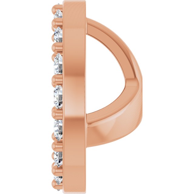 4 CTW Lab-Grown Diamond Halo-Style Earring Jackets