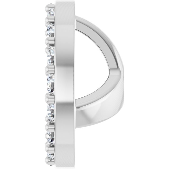 4 CTW Lab-Grown Diamond Halo-Style Earring Jackets