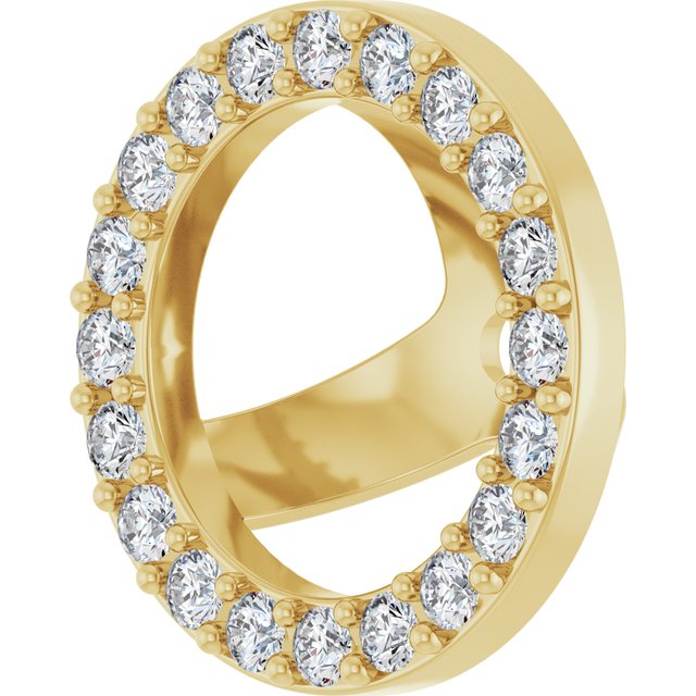 3 CTW Lab-Grown Diamond Halo-Style Earring Jackets