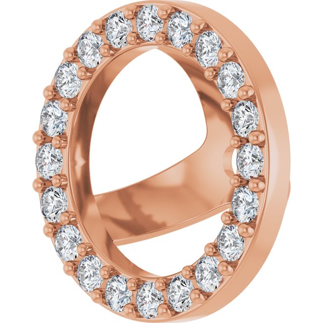 3 CTW Lab-Grown Diamond Halo-Style Earring Jackets