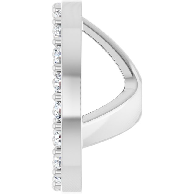 4 CTW Lab-Grown Diamond Halo-Style Earring Jackets