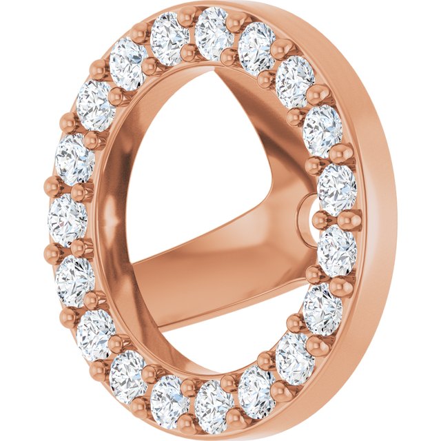 4 CTW Lab-Grown Diamond Halo-Style Earring Jackets