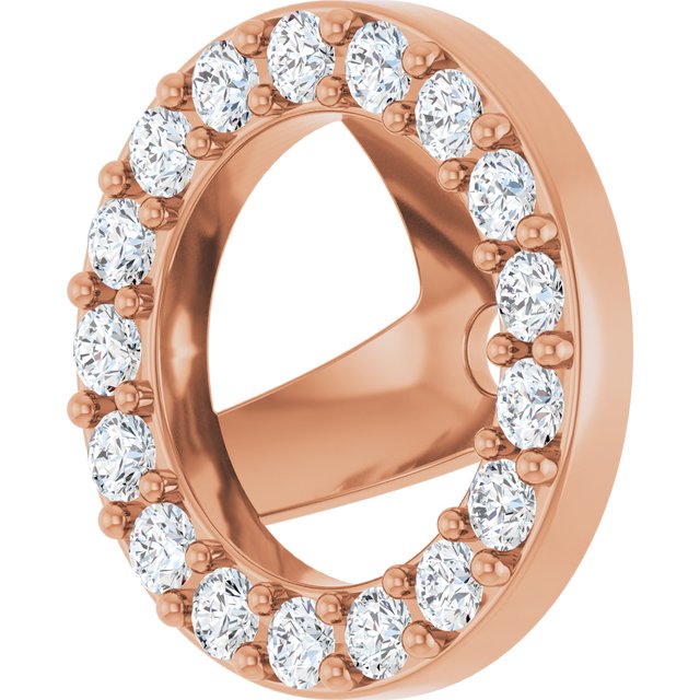 4 CTW Lab-Grown Diamond Halo-Style Earring Jackets