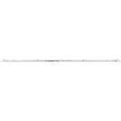 14K White 1 3/4 CTW Lab-Grown Diamond 7" Line Bracelet