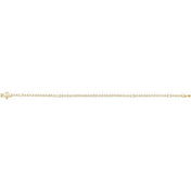 14K Yellow 1 3/4 CTW Lab-Grown Diamond 7" Line Bracelet