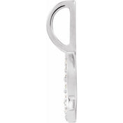 Platinum .07 CTW Natural Diamond Crescent Moon Charm/Pendant