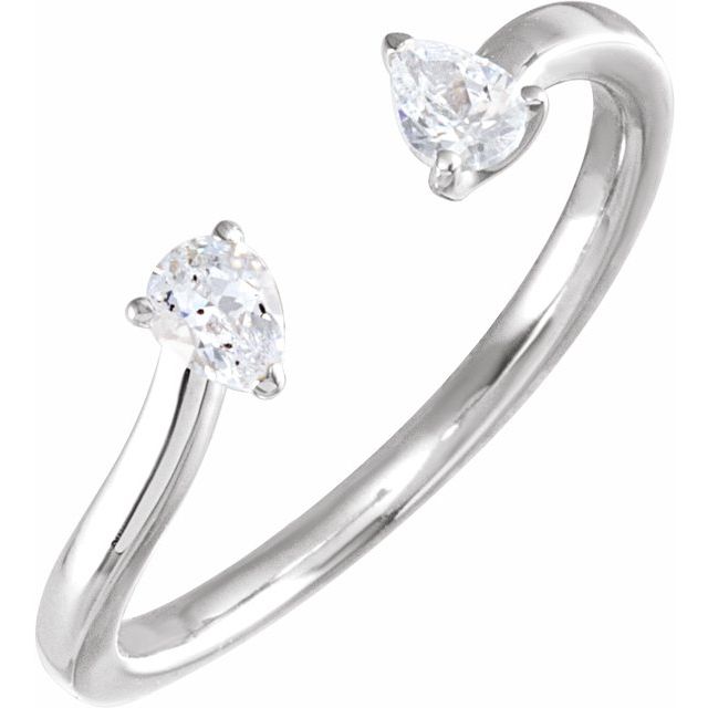 5 CTW Lab-Grown Diamond Two-Stone Ring