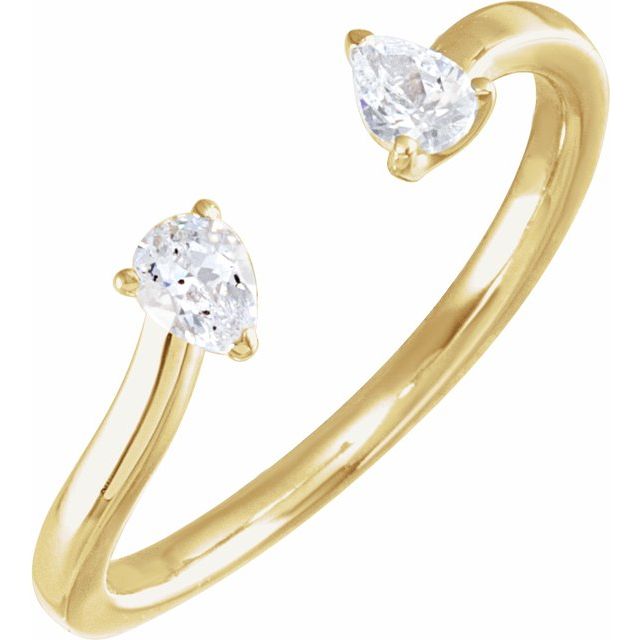 5 CTW Lab-Grown Diamond Two-Stone Ring