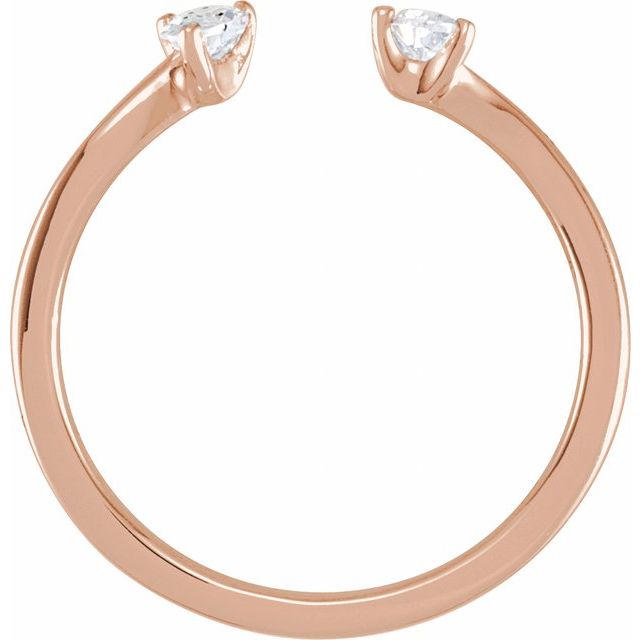 5 CTW Lab-Grown Diamond Two-Stone Ring