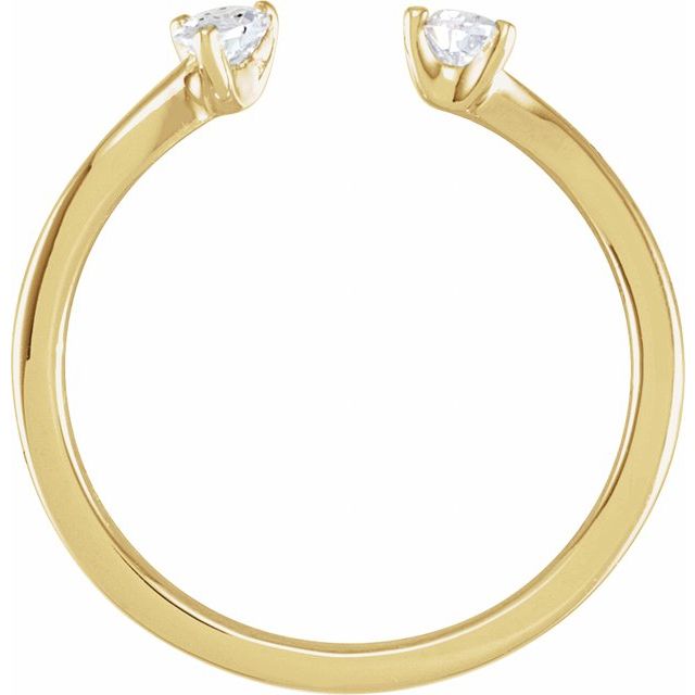 5 CTW Lab-Grown Diamond Two-Stone Ring